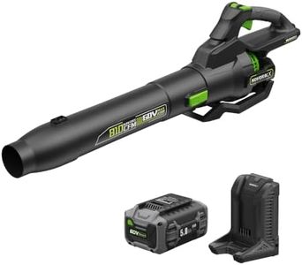 NovorikX 60V Cordless Leaf Blower with 5.0Ah Battery and Charger, 810 CFM 190 MPH Turbo, Brushless Motor, Variable Speed Dial, Lightweight Handheld Blower for Yard Lawn and Debris Cleanup