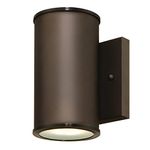 63156 Marius One-Light Dimmable LED Outdoor Wall Fixture, Oil Rubbed Bronze Finish with Frosted Glass Panel