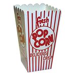 Popcorn Scoop Box Small Size (.79oz) Bag of 50 disposable treat boxes - by Carnival Canada Size 44E