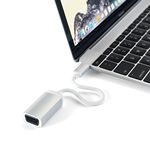 Satechi Type-C VGA USB-C Cable Adapter 1080p/60Hz - Compatible with 2018 MacBook Air, 2018 iPad Pro, 2016/2017/2018 MacBook Pro/MacBook, Microsoft Surface Go and More (Silver)