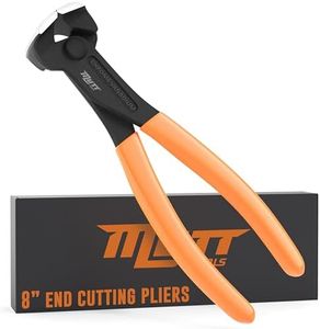 Mutt Tools 8 Inch End Cutting Pliers Heavy Duty – CRV End Nippers Tool – Nail Puller Pliers, Nail Puller Tool