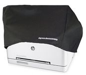 HP Color LaserJet Pro MFP M477fdw / M477fdn / M477fnw Printer Dust Cover and Protector [Antistatic, Water Resistant, Heavy Duty Fabric, Black] by DigitalDeckCovers