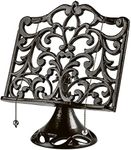 Cast Iron Cookbook Stand, Adjustabl