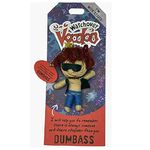 Watchover Voodoo - String Voodoo Doll Keychain – Novelty Voodoo Doll for Bag, Luggage or Car Mirror - Dumbass Voodoo Keychain, 5 inches