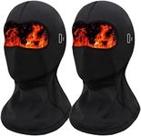 Bodvera 2 Pack Balaclava Winter Ski Mask for Men Women Windproof Warm Face Mask for Skiing, Snowboarding, Motorcycle Riding