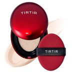 TIRTIR Mask Fit Red Cushion Foundation | Full coverage, Skin fit, Satin Glow Finish, Korean Cushion | Foundation #17C PORCELAIN | 4.5g