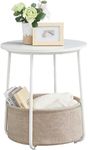 VASAGLE End Table, Small Bedside Ta