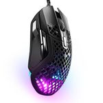 SteelSeries Aerox 5 - Holey RGB Gaming Mouse - Ultra-lightweight Water Resistant Design - 18K DPI TrueMove Air Optical Sensor