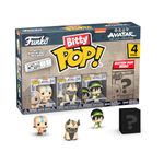 Funko Bitty Pop!: Avatar: The Last Airbender Mini Collectible Toys 4-Pack - Aang with Momo, Appa, Toph & Mystery Chase Figure (Styles May Vary)