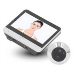 Peephole Camera, 1080P Video Door Viewer with Night Vision, Motion Detection, 120 Degree View Peephole Door Camera, HD Battery Operated Peephole Viewer