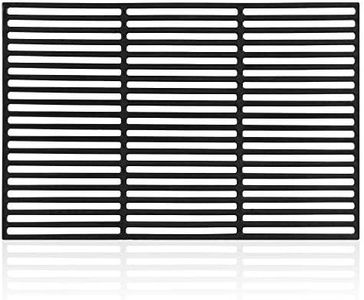 BBQ-TORO Parrilla de Hierro Fundido Sólida y Esmaltada | 60 x 40 cm | Rejilla de Hierro Fundido | Accesorios para Barbacoa de Carbón, de Gas y Mucho Más