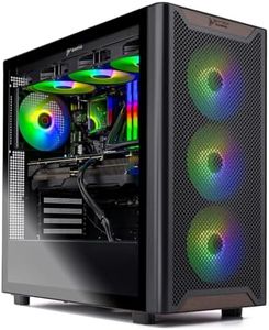 Skytech Gaming Chronos 3 Desktop PC, Ryzen 7 7700X 4.5 GHz (5.4GHz), NVIDIA RTX 5070 12GB, 1TB NVMe SSD, 32GB DDR5 RAM 5600 RGB, 850W Gold PSU, 360mm ARGB AIO, Wi-Fi, Win 11