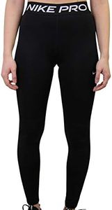NIKE Girl's Nike Pro Leggings, Black White, 12 Years UK