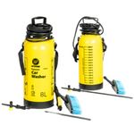 Top Home Solutions High Pressure Water Spray Car Wash - Knapsack Weedkiller Chemical Fence Water Spray - Portable Manual Hand Pump – Pesticides Insecticides Spray for Home (8 Litres)