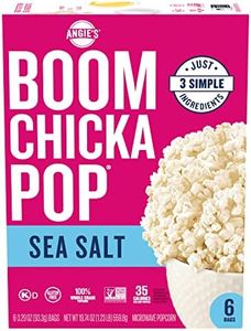 Angie's BOOMCHICKAPOP Sea Salt Microwave Popcorn, (6) 3.29 oz. bags