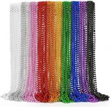 72PCS Mardi Gras Beads, Metallic 10