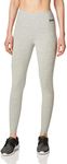 Juicy Couture Women's Essential High Waisted Cotton Legging, Light Grey Heather, Medium