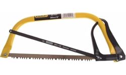 Stanley 1-20-447 Hack/Bow Saw 12in, Black/Yellow