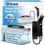 2Clean Portable Bidet, Portable Bidet for Travel, Travel Bidet Portable Sprayer, Portable Bidet for Women, Bidet Portable for Personal Care, Portable Bidet for Toilet, Electric Portable Bidet for Men