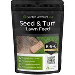 Seed & Turf Feed - Pre Seeding & Pre Turfing Lawn Fertiliser - Child and Pet Friendly - High in Phosphorus for Lawn Establishment - Garden Lawncare Guy