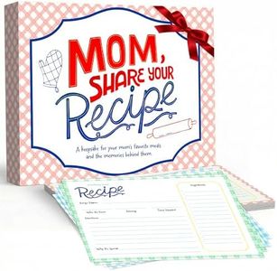MicroJournals® Mom, Share Your Recipe - 6x8 in | Large Recipe Cards