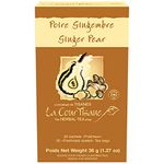 La Courtisane Ginger Pear Herbal Tea, Kosher, Gluten-Free, 20 Teabags