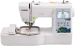 Brother Embroidery Machine, PE535, 80 Built-in Embroidery Designs, 9 Font Styles, 4" x 4" Embroidery Area, Large 3.2" LCD Touchscreen, USB Port