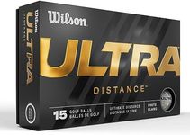 WILSON 23' Ultra Straight Golf Balls - 15 Pack, White