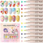 GELLAKTIK 12 Colors Nail Art Pens S