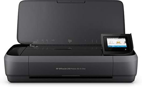 HP Officejet 250 Mobile Multifunction Printer (Printer Scanner, Copier, WLAN, HP ePrint, WiFi Direct, USB, 4800 x 1200 dpi) Black