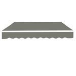 Greenbay 3 x 2.5m Manual Awning Garden Patio Canopy Sun Shade Shelter Retractable Grey