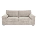 Sofa Selection Jumbo Cord 3-Seater Sofa: Enhance Living Room Comfort with Our Stylish 3-Seater Jumbo Cord Sofa Collection (3 Seater, Cream)