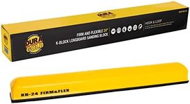 Dura-Gold Pro Series 24" K-Block Sander Firm & Flex XL Longboard Hand Sanding Block Pad with Hook & Loop Backing and PSA Sandpaper Conversion Adapter Pad, Automotive Marine Paint Prep Sand Woodworking