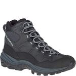 Merrell Men's Thermo Chill Mid Waterproof Snow Boot, Black, 9.5 Wide