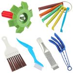 BOJACK Air Conditioning Fin Cleaner Set, Air Conditioner Fin Comb, Refrigerator Radiator Clean Tool for Evaporator Automotive Refrigerator Hvac(Pack of 6)