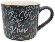 Love in Faith | 15oz Christian Coffee Mug with Handle | Faith-Based Ceramic Cup | Christian Gifts (Be Still)