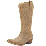 HISEA Rollda Cowboy Boots Women Wes