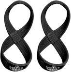 Bear Grips Figure 8 Lifting Straps, Heavy Duty Lifting Straps Figure 8, Powerlifting Figure 8 Straps, Strongman 8 Figure Straps, Weight Lifting Straps, Deadlift Straps, Cotton Figure 8 Wrist Wraps