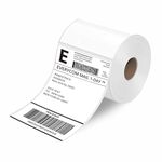 Everycom 4x6 inch (100x150mm) Direct Thermal Label Sticker Roll – 400 Labels per Roll - Pack of 1 Roll