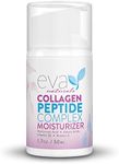 Eva Naturals Collagen Face Moisturizer Peptide - Anti-Wrinkle Facial Moisturizer For Face - Deeply Hydrating Multi-Peptide Collagen Boosting Face Cream, Facial Skin Care For Smoother Skin - 50ml