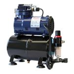 Paasche D3000R 1/5 HP Compressor with Tank, Regulator and Moisture Trap