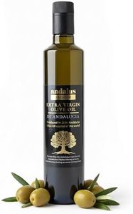Andalus High Polyphenol Extra Virgin Olive Oil - Ancient Roots, November Harvest, Premium Quality, Cold Pressed, Rich in Antioxidants, UK Lab Tested, 500ml Bottle, Authentic Spanish Taste