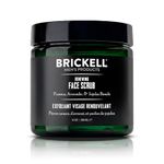 Brickell Men's Renewing Face Scrub for Men, Natural and Organic Deep Exfoliating Facial Scrub Formulated with Jojoba Beads, Coffee Extract and Pumice, 118 ml, Scented