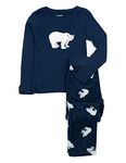 Leveret Fleece & Cotton 2 Piece Pajama Polar Bear 14 Years