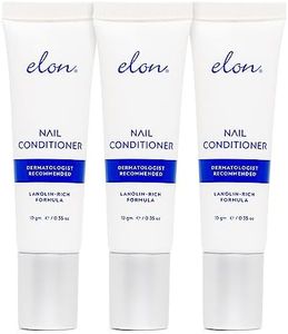 Elon Lanolin-Rich Nail Conditioner, Strengthens Nails & Protects Cuticles (10g tube, 3 Pack)