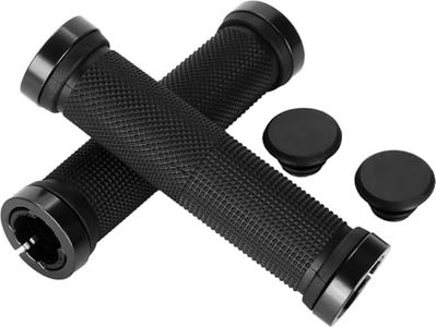 ONBICLE Bicycle Grip Cycling Lock-on Anti-Slip Cycle Handle Grips Standard Bicycle Components Color Black (1pair)