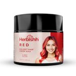 Herbishh Temporary Hair Color Wax 150g (Red)