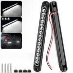 PSEQT 10" 15 LED Trailer Identification Light Led Reverse Backup Tail Light Bar Strip Truck Rear Side Marker Lights Waterproof¡­