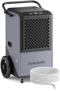 Commercial Dehumidifier,Grey Industrial Dehumidifier 320 Pint for 8,000 Sq.Ft Basement Warehouse Construction, Large Heavy Duty Commercial Grade Dehumidifiers with Drain Hose, Auto Defrost,Restart