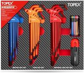 TOPEX 38Pcs Allen Key Set Multicolo